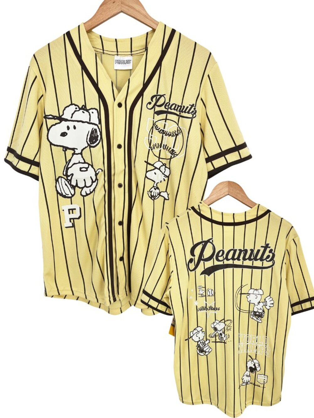 Peanuts Snoopy Charlie Brown Women’s Baseball Jersey NWT Medium